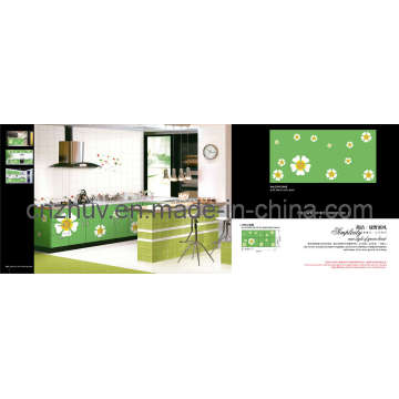 Modularer Acryl Küchenschrank mit UV-Farbanstrich für Schrank (ZH-C842)